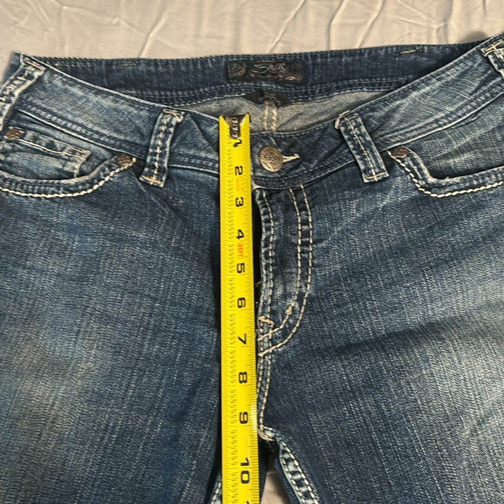 SILVER Suki Surplus bootcut distressed blue jeans - Picture 10 of 10